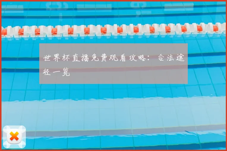世界杯直播免费观看攻略：合法途径一览